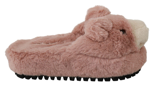 Zapatillas de casa Dolce &amp; Gabbana Chic Pink Bear de D&amp;G