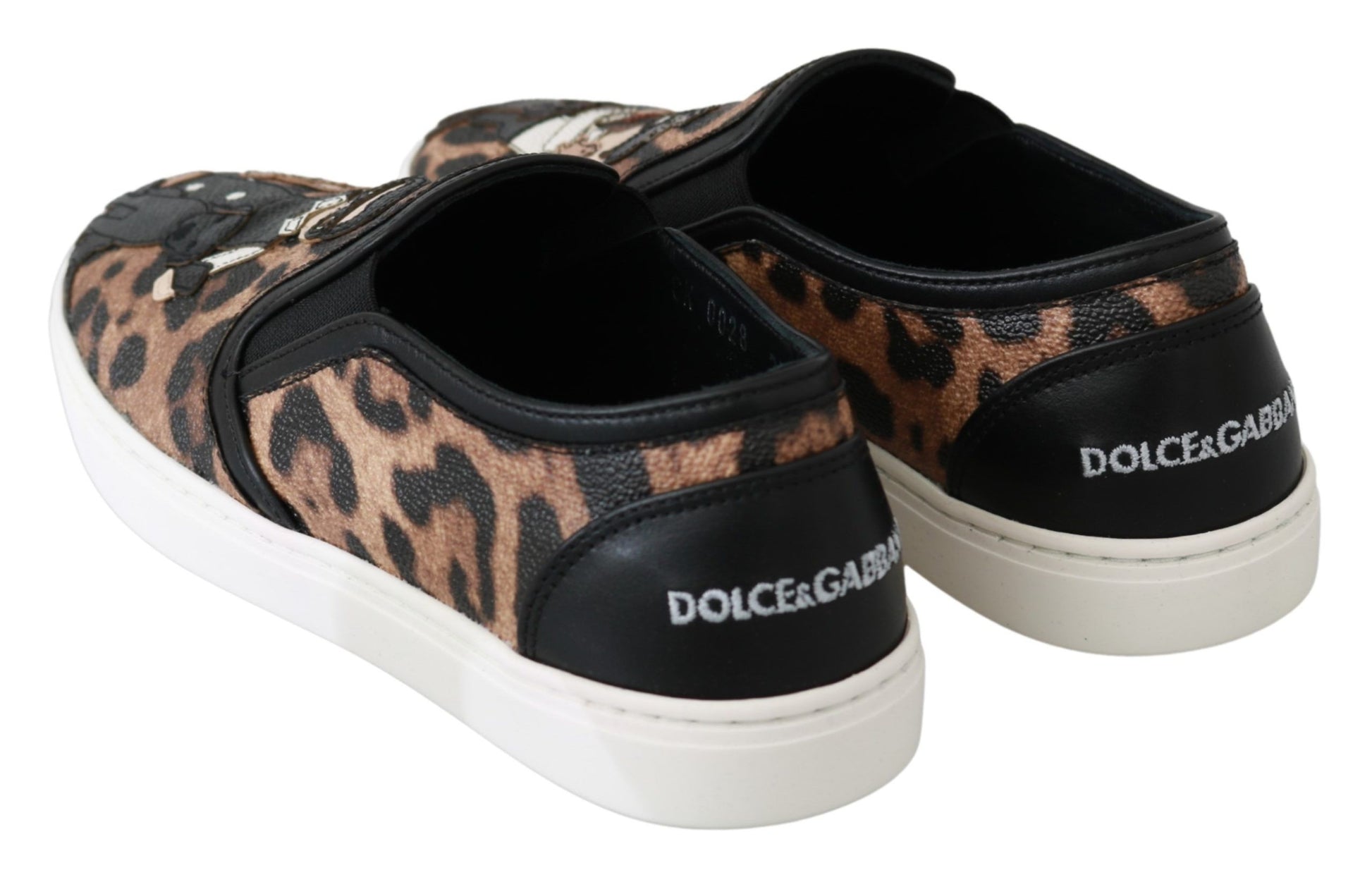 Mocasines elegantes con estampado de leopardo de Dolce &amp; Gabbana para una comodidad elegante