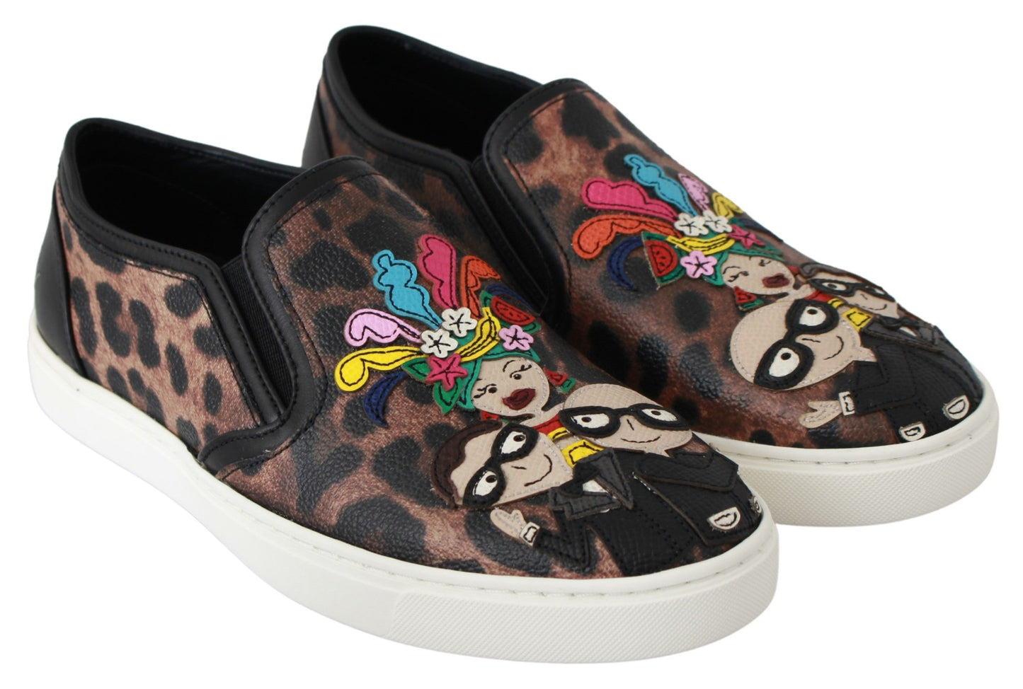 Mocasines elegantes con estampado de leopardo de Dolce &amp; Gabbana para un estilo sofisticado