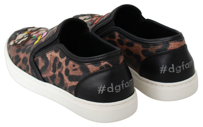 Mocasines elegantes con estampado de leopardo de Dolce &amp; Gabbana para un estilo sofisticado