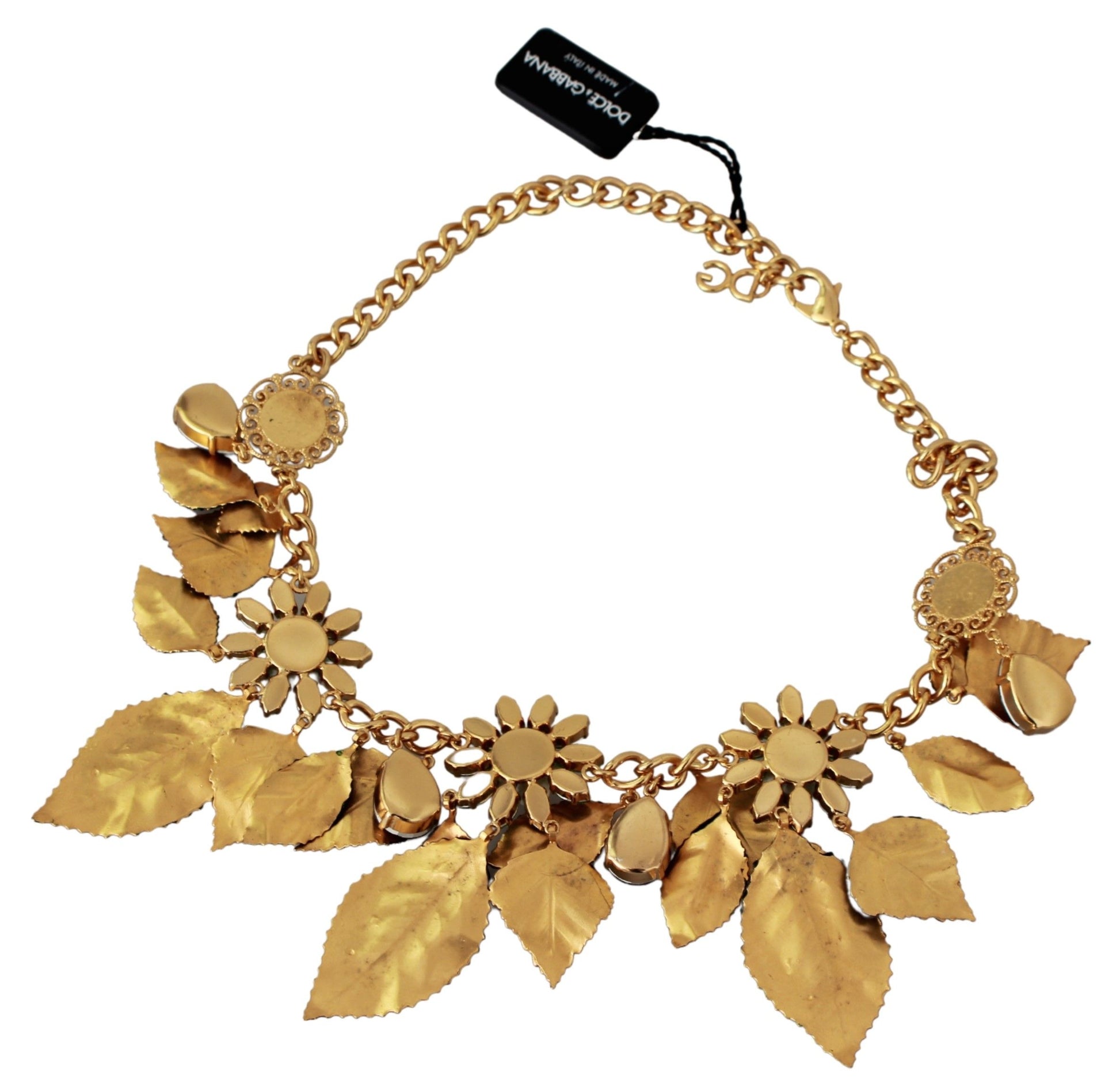 Elegante collar con dije floral de Sicilia de Dolce &amp; Gabbana