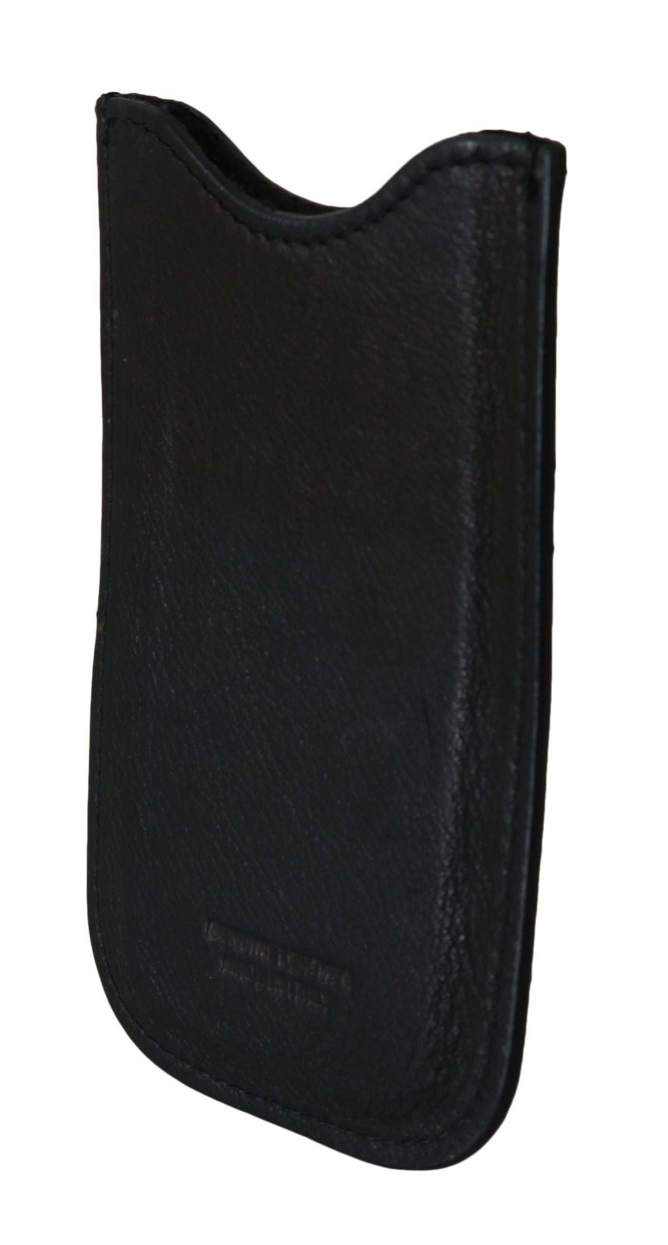 Cartera elegante de cuero genuino negro para hombre de John Galliano