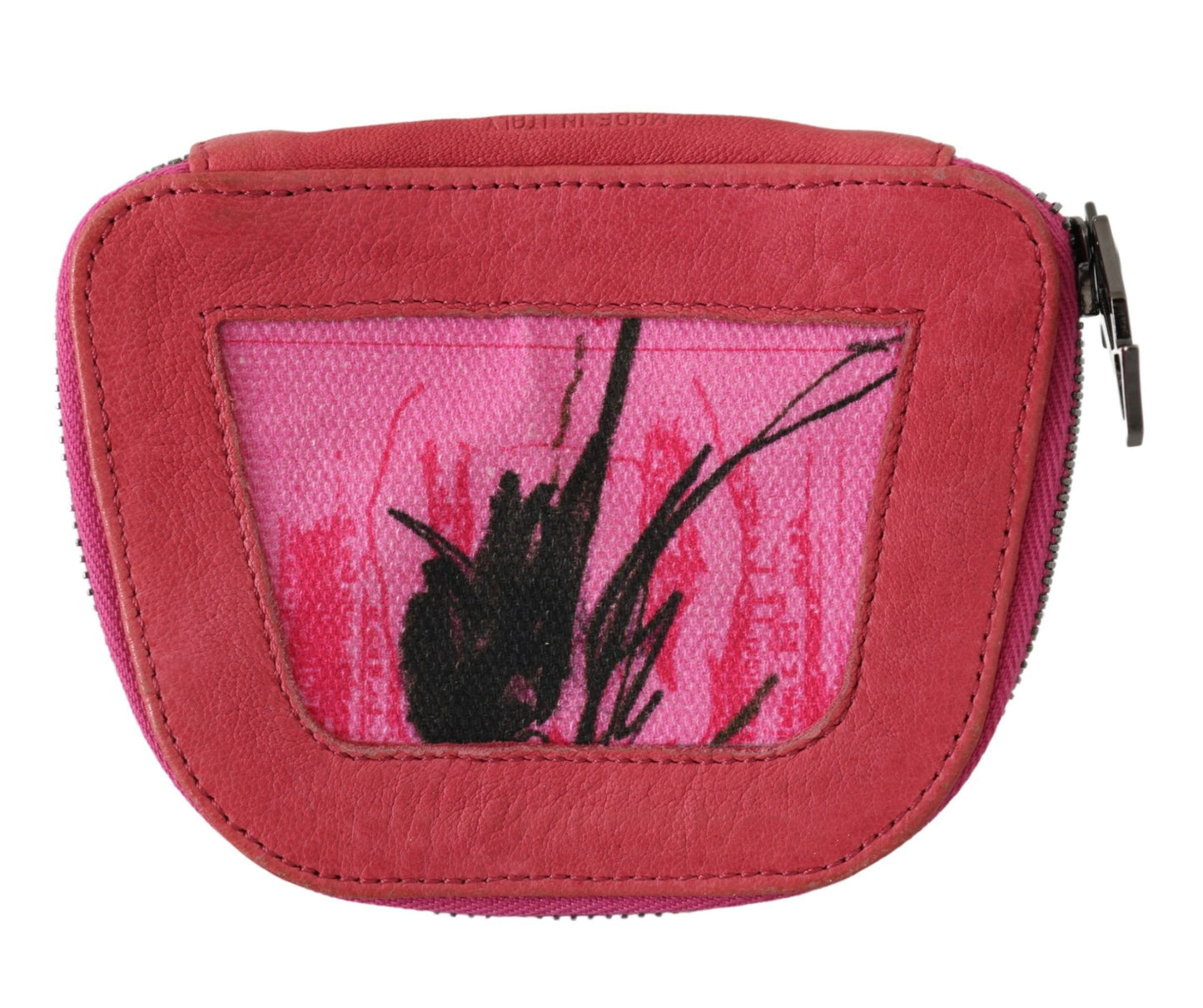 Monedero elegante de tela rosa de PINKO