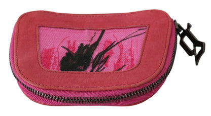 Monedero elegante de tela rosa de PINKO