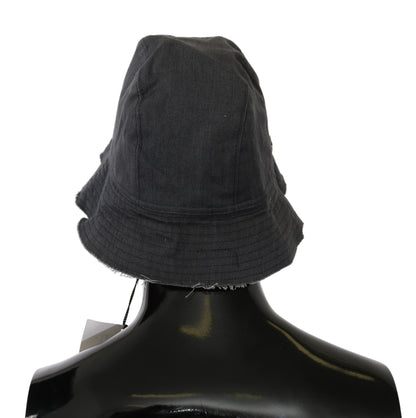 Sombrero de pescador negro elegante de Costume National: accesorio atemporal