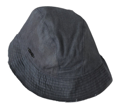 Sombrero de pescador negro elegante de Costume National: accesorio atemporal