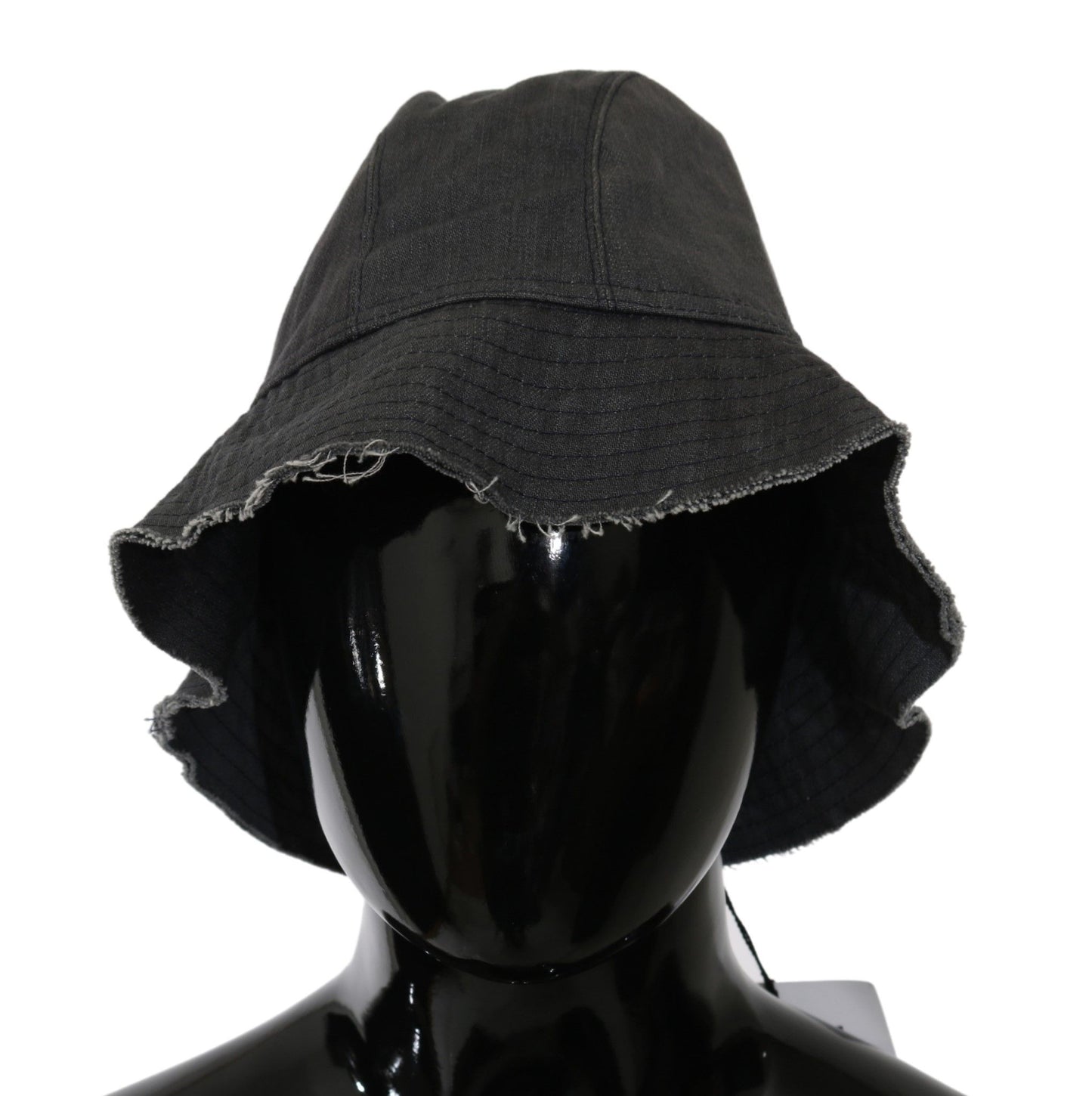 Sombrero de pescador negro elegante de Costume National: accesorio atemporal