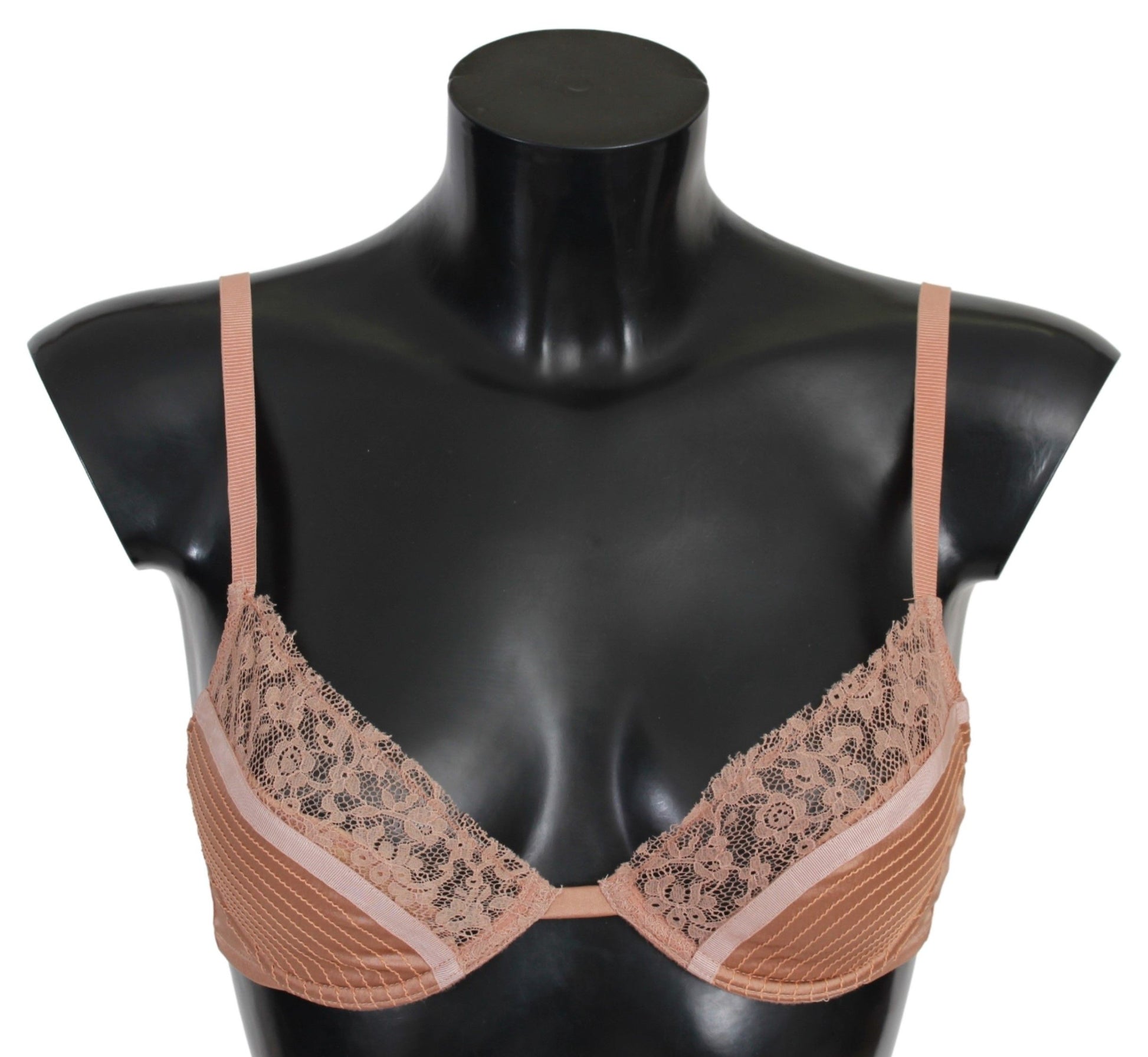 Ermanno Scervino Sujetador push-up elegante de encaje nude