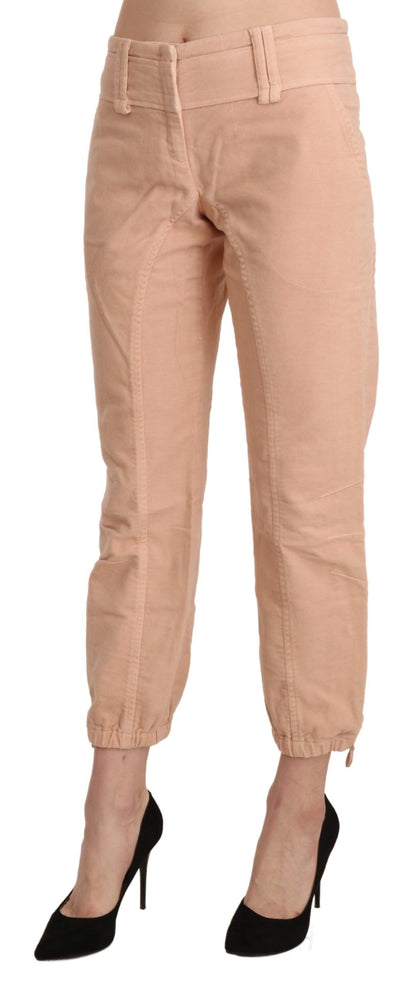 Ermanno Scervino Chic Pantalones cortos de algodón beige