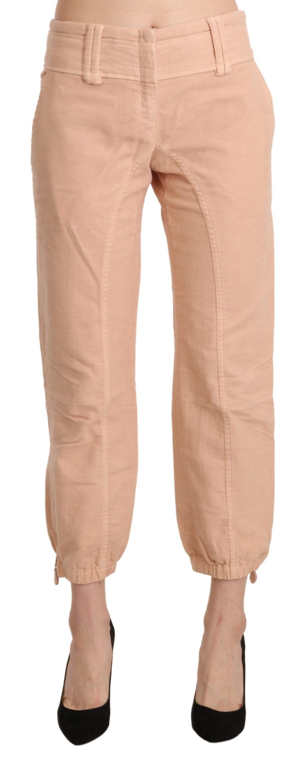 Ermanno Scervino Chic Pantalones cortos de algodón beige