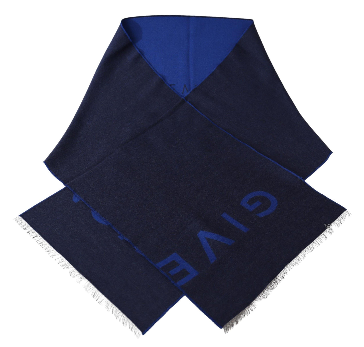 Givenchy Elegant Unisex Wool Silk Blend Scarf