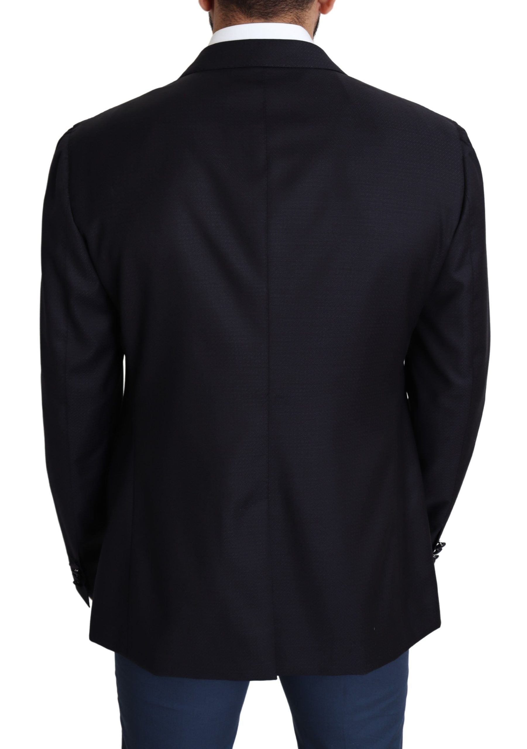 Blazer elegante de lana virgen negra para hombre de Dolce &amp; Gabbana