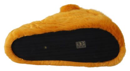 Pantuflas Dolce &amp; Gabbana Sunshine Yellow Lion