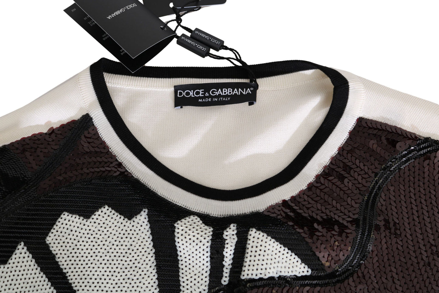 Jersey de seda con lentejuelas Jazz de Dolce &amp; Gabbana New York