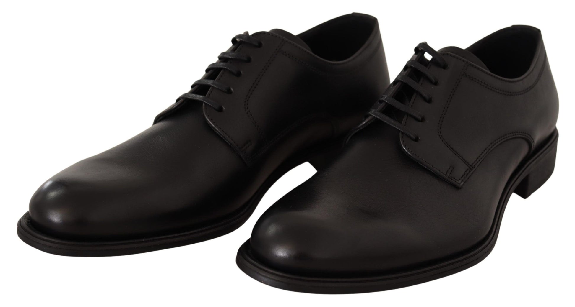 Dolce & Gabbana Elegant Black Derby Formal Shoes