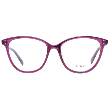 Gafas elegantes Furla Cat Eye de color morado para mujer