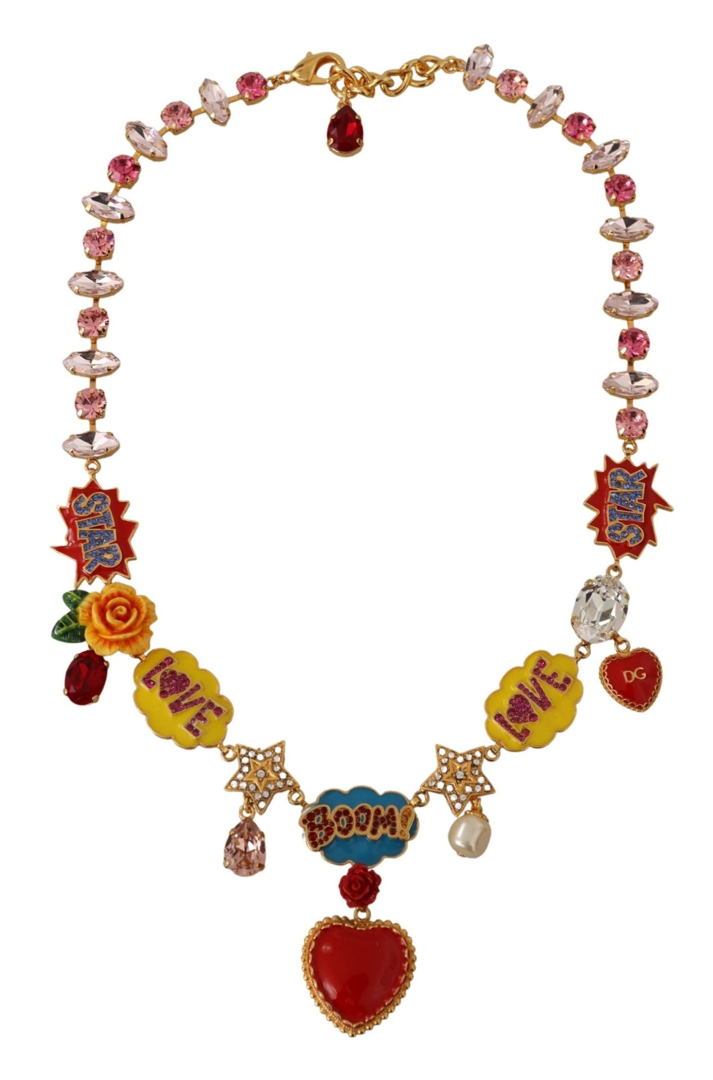 Collar llamativo con dibujos animados de Fumetti de Dolce &amp; Gabbana