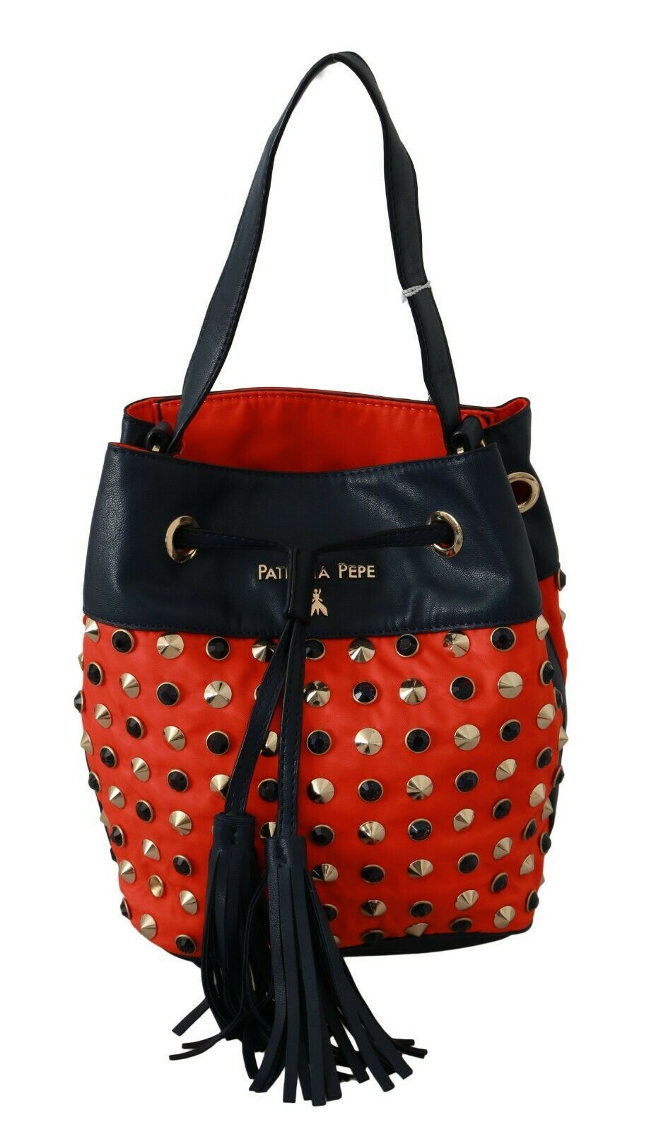 Bolso de hombro elegante rojo con correa de piel de Patrizia Pepe