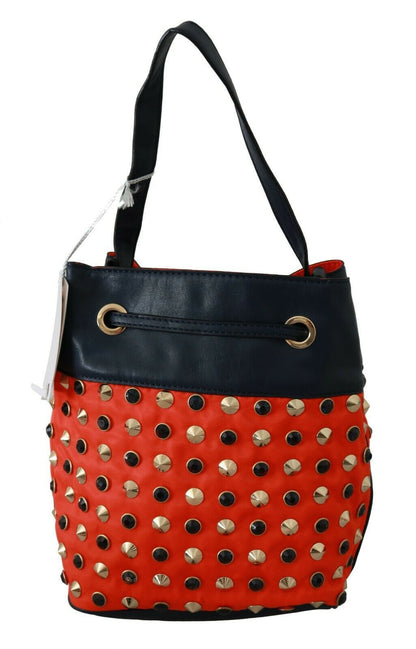 Bolso de hombro elegante rojo con correa de piel de Patrizia Pepe