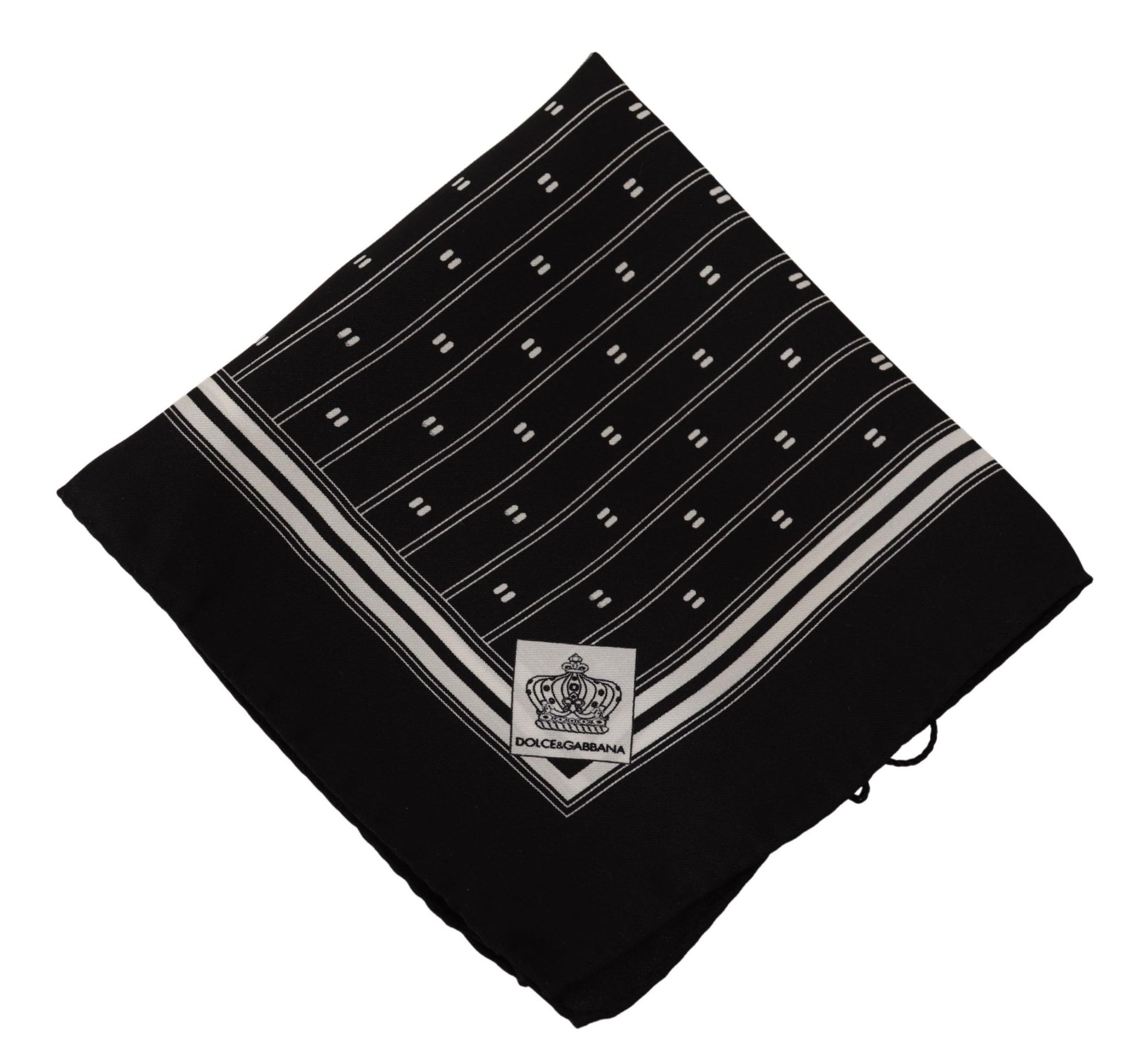 Dolce & Gabbana Elegant Silk Pocket Square Handkerchief