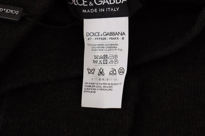 Medias elegantes de cachemira gris de Dolce &amp; Gabbana | Lujo invernal