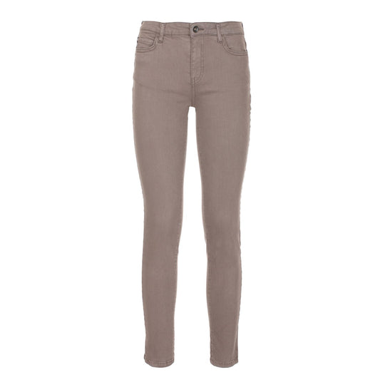 Pantalones elásticos de algodón gris impecables e imperfectos