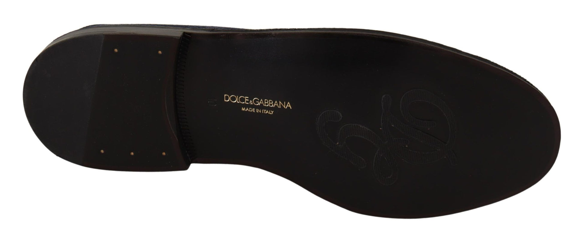 Mocasines elegantes de piel perforada de Dolce &amp; Gabbana