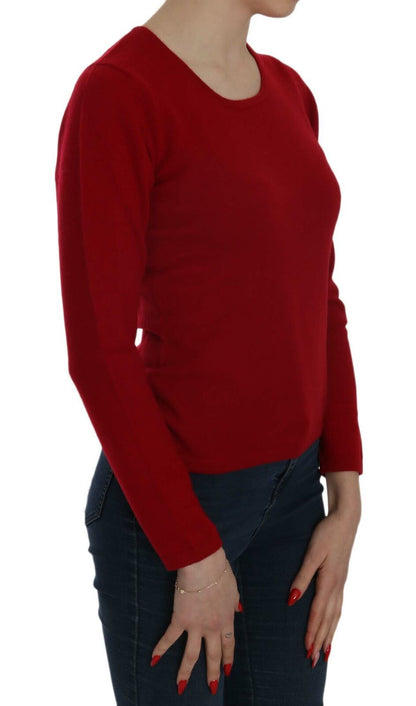 Blusa elegante de cachemira roja de MILA SCHÖN