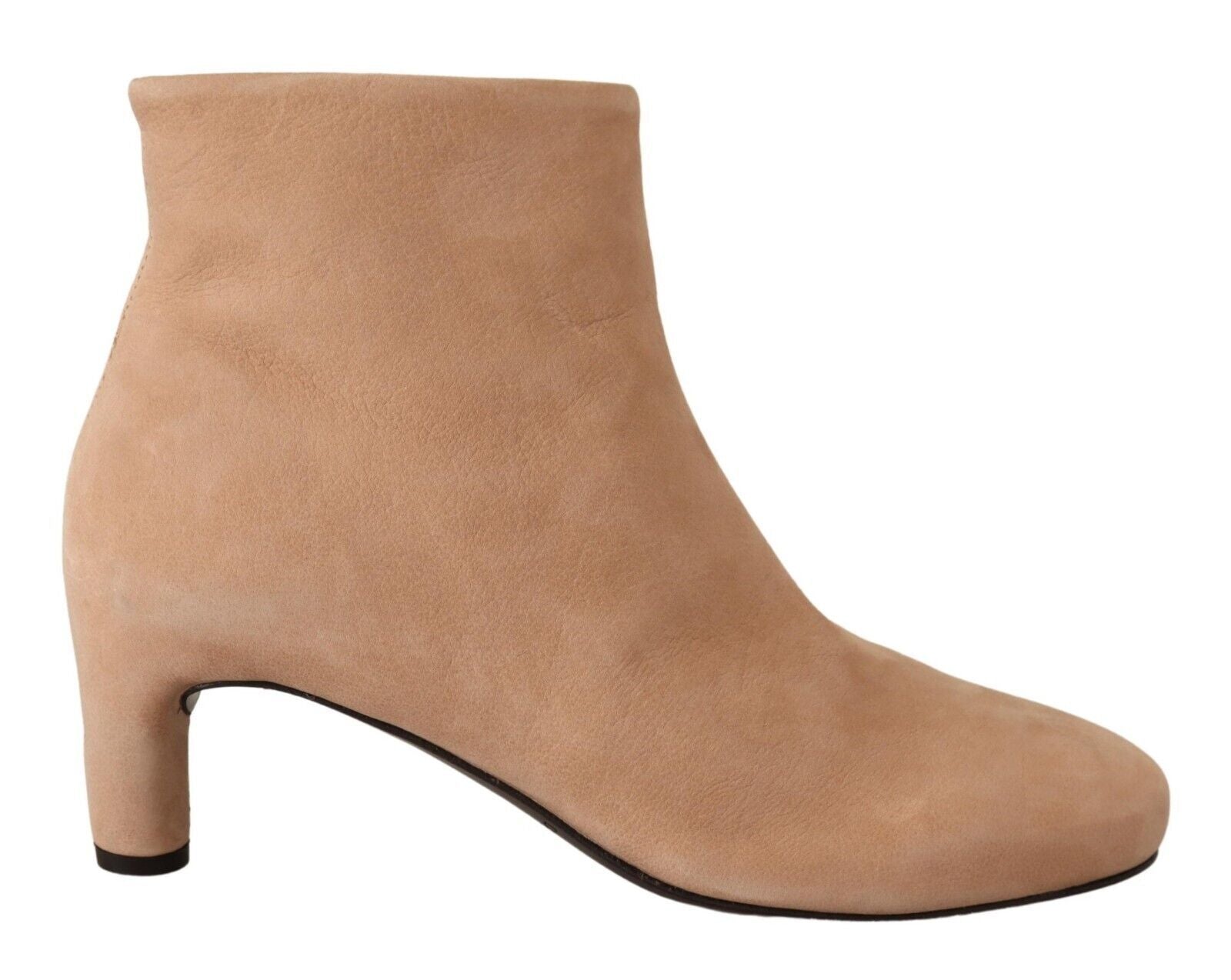 Botas elegantes de piel color beige DEL CARLO