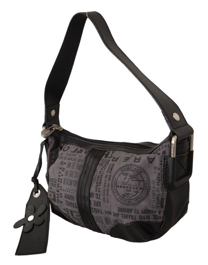 Bolso de mano elegante de tela gris WAYFARER