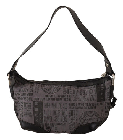 Bolso de mano elegante de tela gris WAYFARER