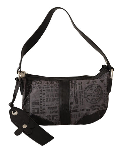 Bolso de mano elegante de tela gris WAYFARER