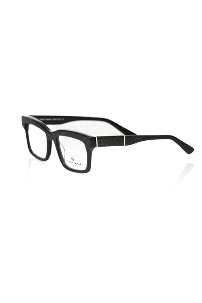 Montura unisex de acetato negro Frankie Morello