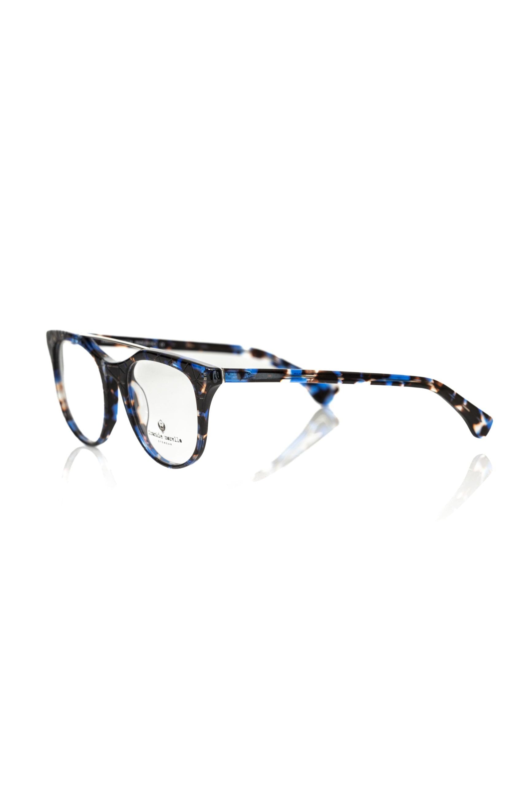 Montura unisex de acetato azul Frankie Morello