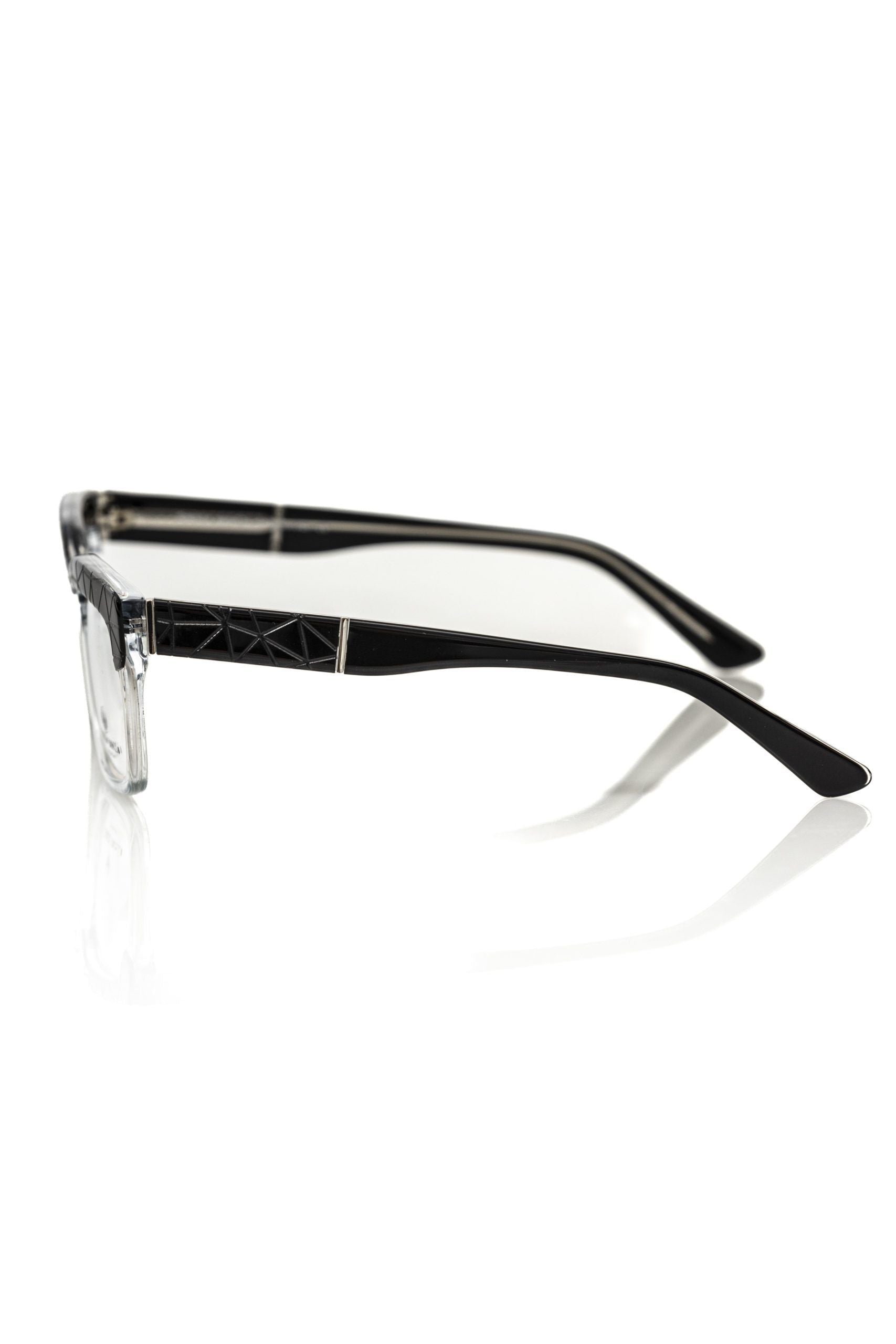 Montura unisex de acetato negro Frankie Morello