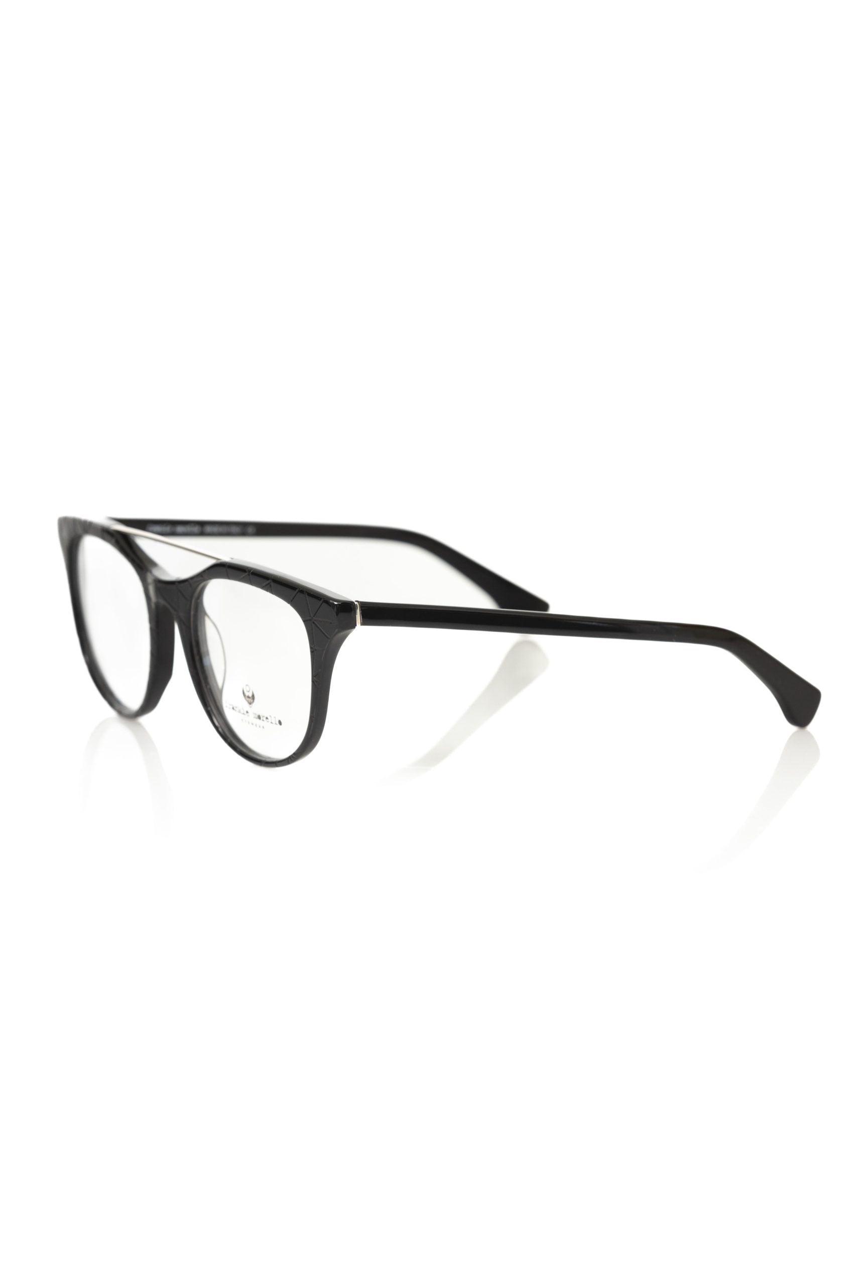 Montura unisex de acetato negro Frankie Morello