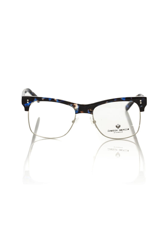 Montura de gafas unisex de acetato azul Frankie Morello