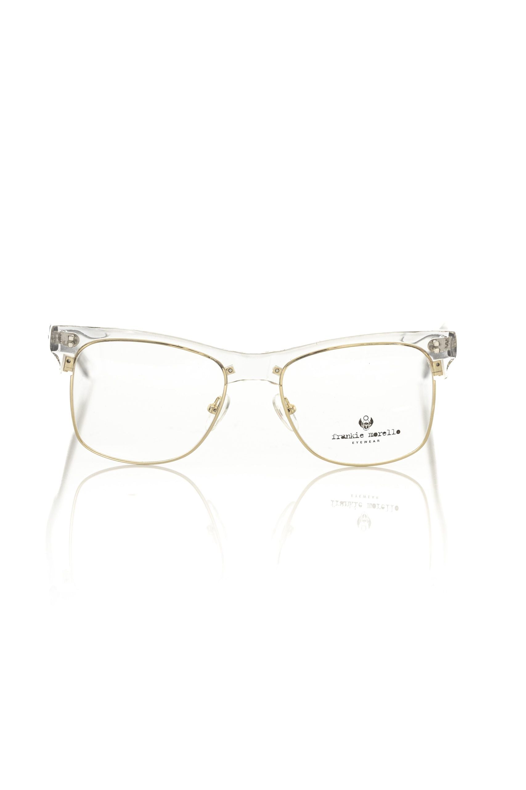 Montura unisex de acetato dorado Frankie Morello