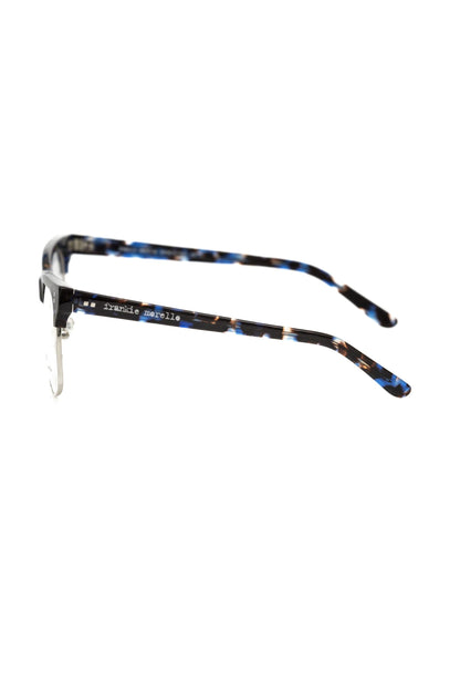 Montura de gafas unisex de acetato azul Frankie Morello