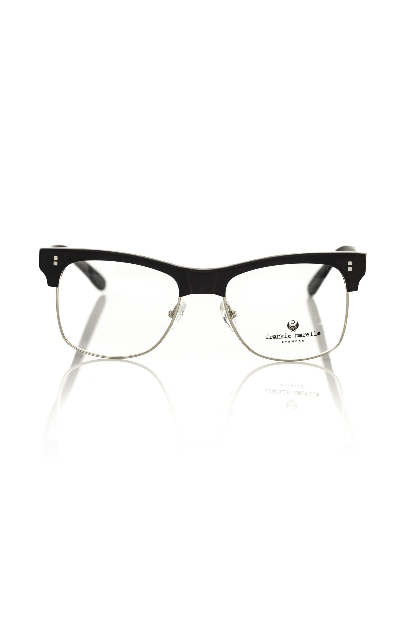 Montura unisex de acetato negro Frankie Morello