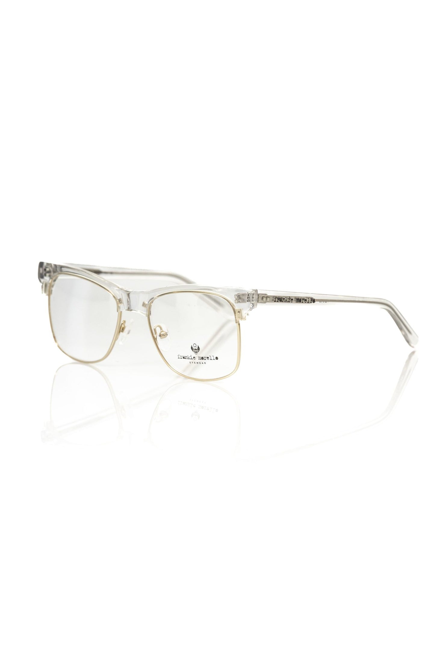 Montura unisex de acetato dorado Frankie Morello