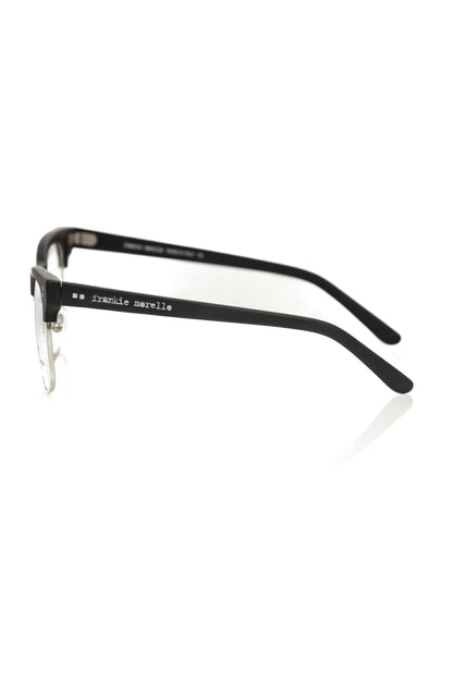 Montura unisex de acetato negro Frankie Morello