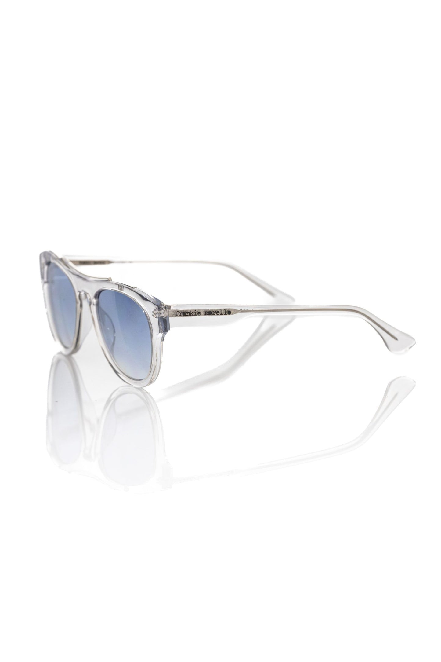 Gafas de sol de acetato blanco para hombre Frankie Morello