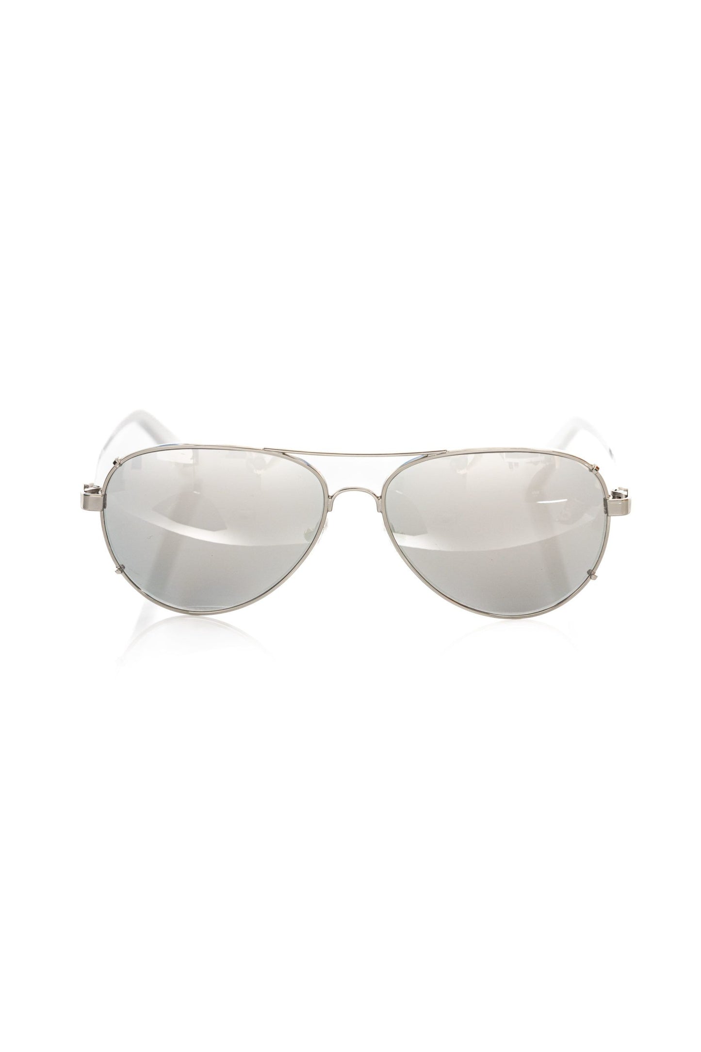 Gafas de sol para hombre Frankie Morello en plata metalizada