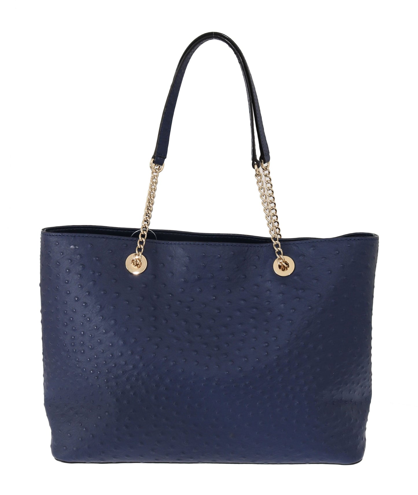 Elegante bolso de mano Kate Spade de piel de avestruz en color azul