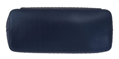 Elegante bolso de mano Kate Spade de piel de avestruz en color azul