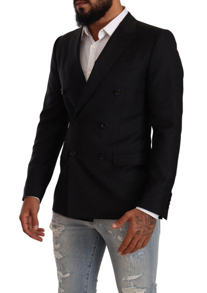 Blazer formal elegante con lunares negros de Dolce &amp; Gabbana