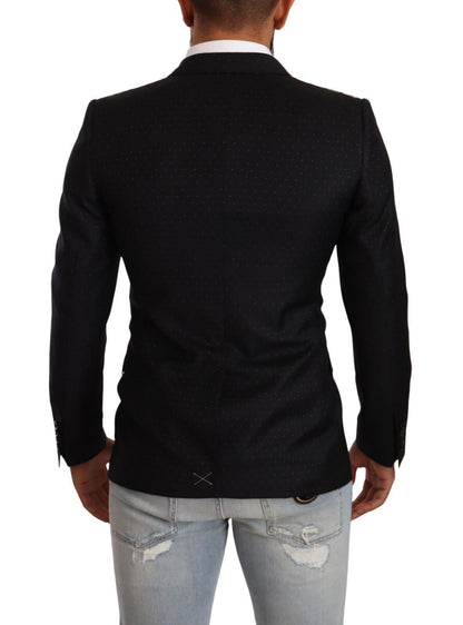 Blazer formal elegante con lunares negros de Dolce &amp; Gabbana