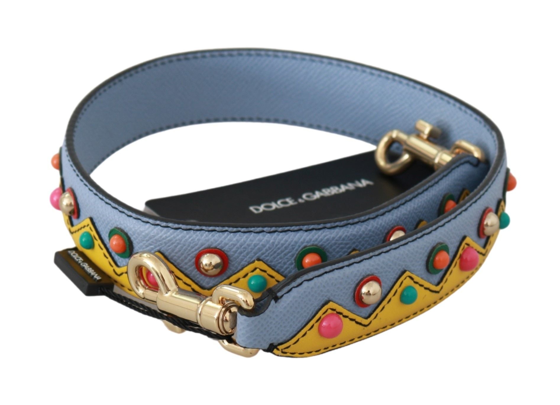 Accesorio de correa de hombro de cuero multicolor de Dolce &amp; Gabbana