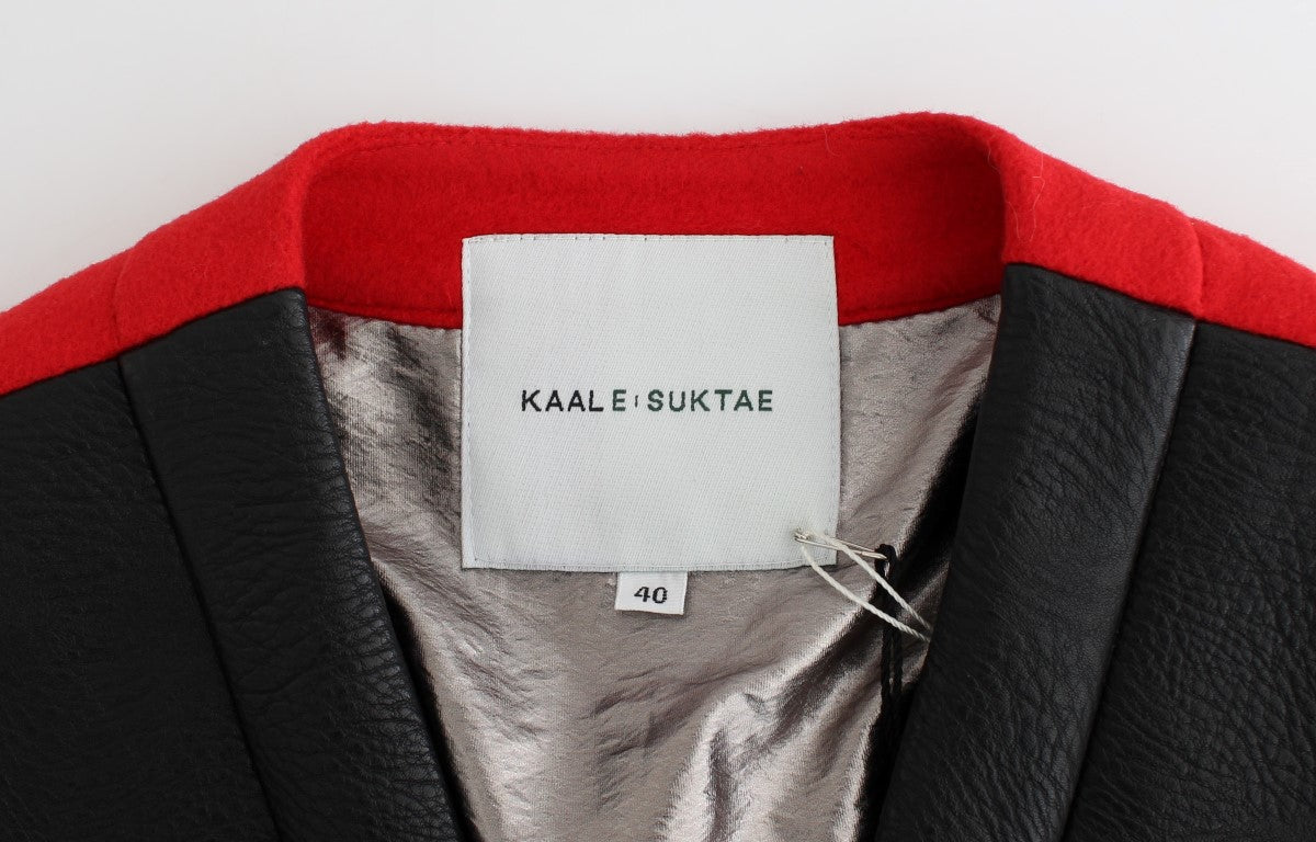 KAALE SUKTAE Elegante chaqueta artesanal recortada